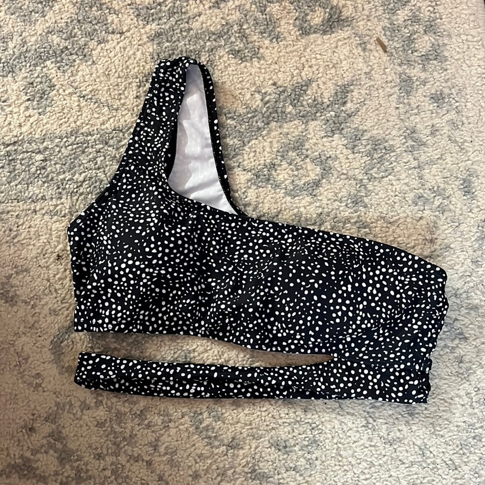 One shoulder bikini top